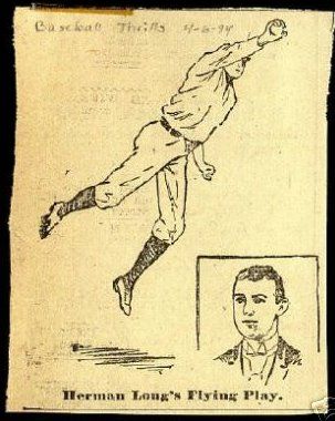 1894 Baseball Thrills Herman Long